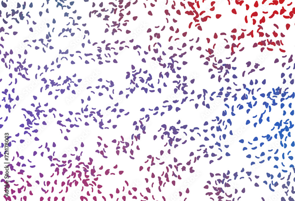 Fototapeta premium Light Blue, Red vector backdrop with abstract shapes.
