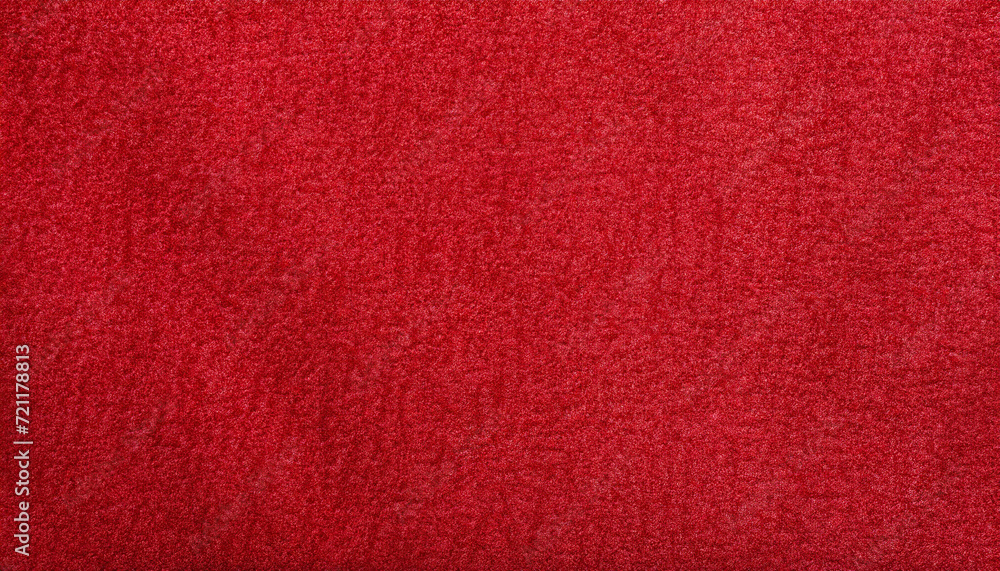 Fototapeta premium Abstract background with red texture, velvet fabric, full frame, close-up