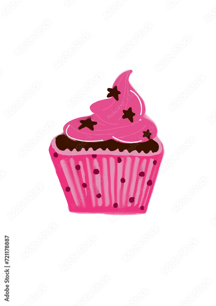 cupcake with icing on top cupcake with icing on top