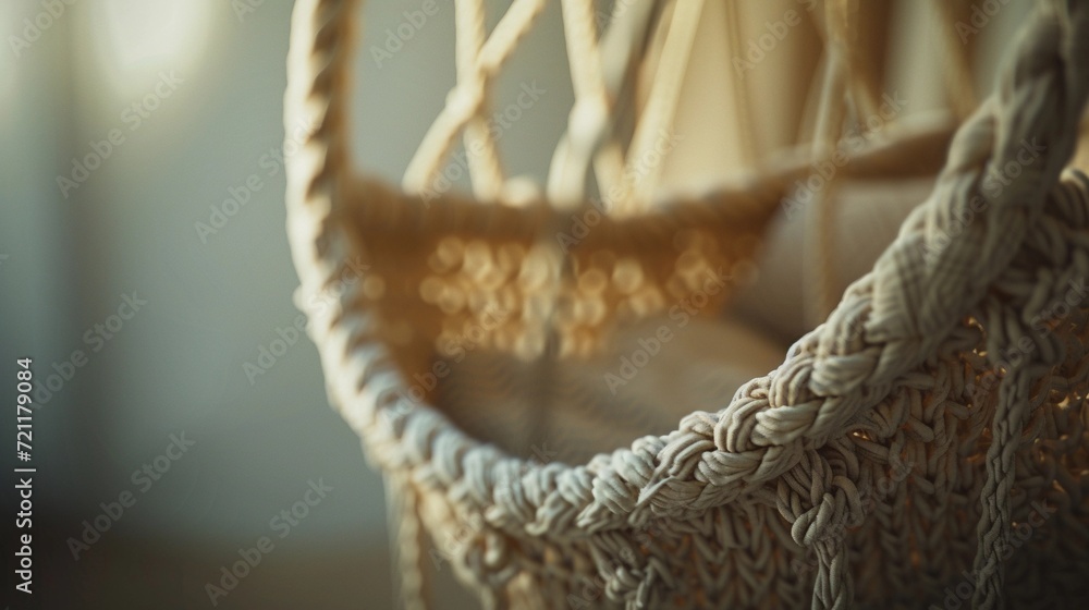 Obraz premium Macramé related images, background image, generative AI