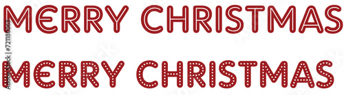 Merry Christmas text, Lettering design card template, Handwriting Alphabets, Hand Drawn Fonts, Creative typography for Holiday Greeting Gift Poster, banner, flyer, Vector illustration.