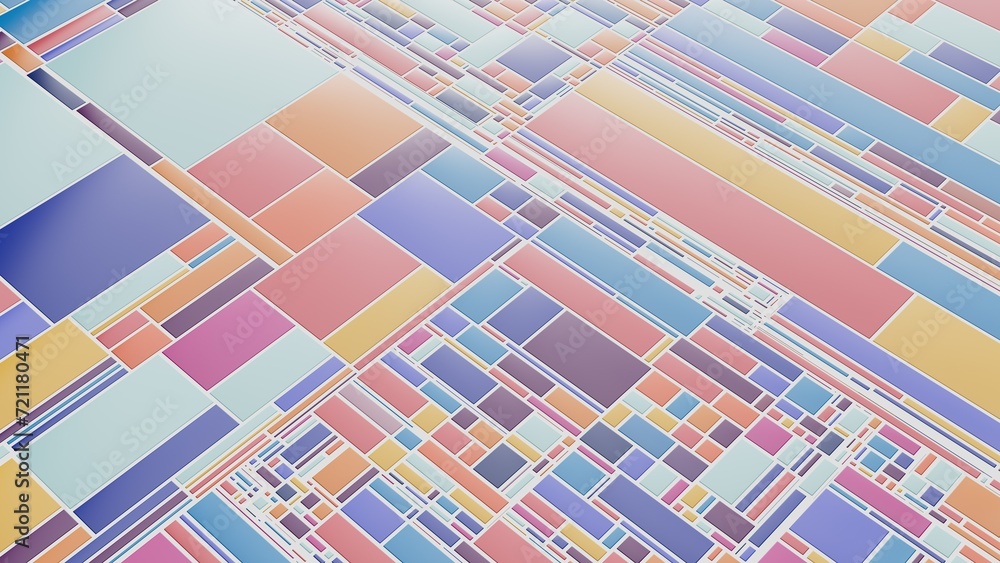 colorful abstract city pattern, minimal landscape colorful abstract city pattern, minimal landscape