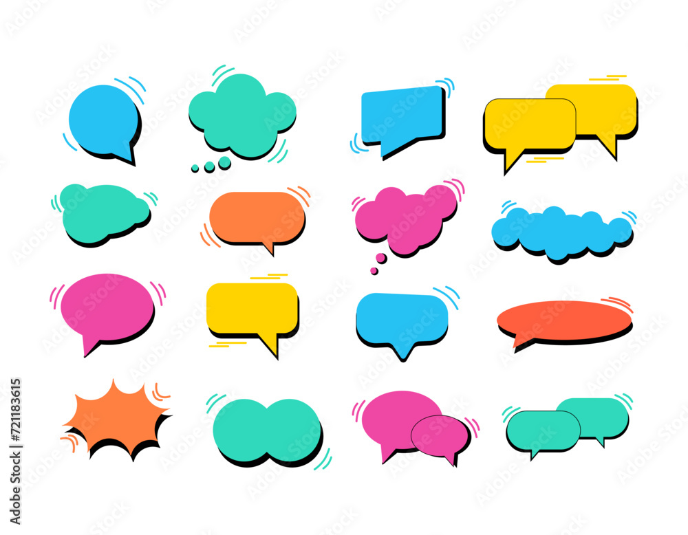 Dialogue bubble. Isolated background vector illustration eps 10. Comic style.