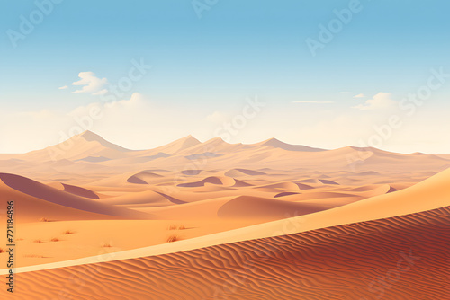 sand dunes in the desert © sugastocks