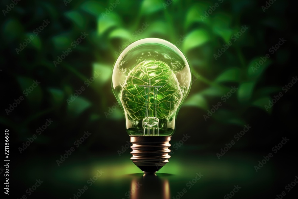 Ecofriendly CSR concept with paper light bulb. Ecofriendly CSR concept with paper light bulb.