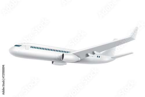 The airplane is taking off or landing on transparent background, Air palane png