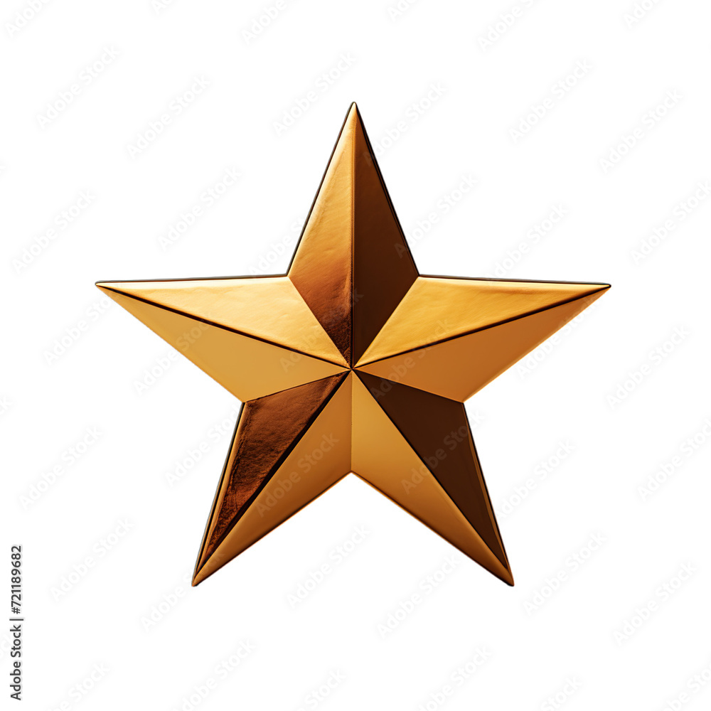 golden star isolated on white background golden star isolated on white background