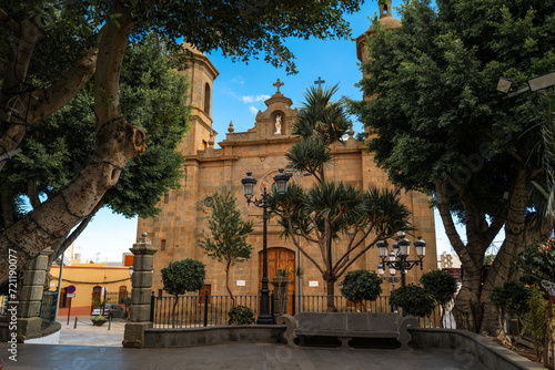 Aguimes church, gran canaria, spain