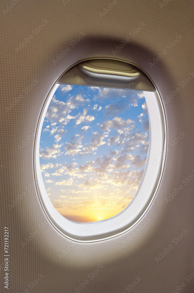 Oval airplane window Oval airplane window