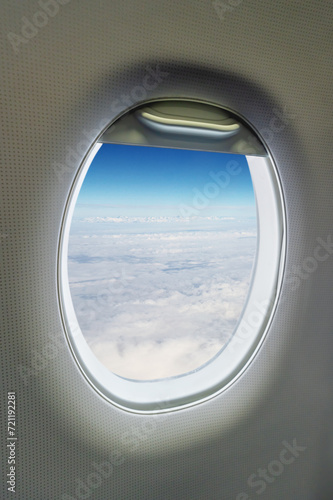 Oval airplane window