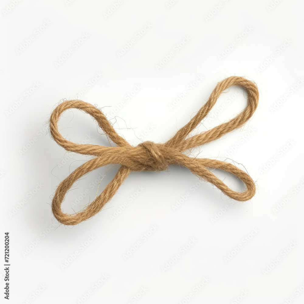 Bow Twine on white background Bow Twine on white background