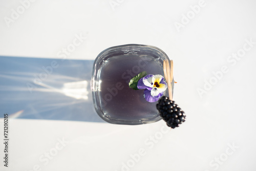 Purple cocktail