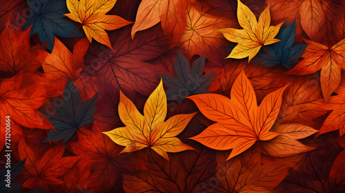 Fall leaves background