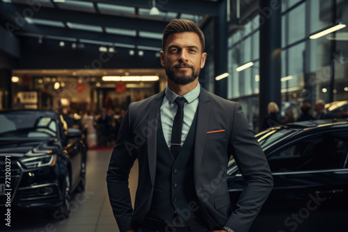 Successful sales manager in a car dealership © Michael