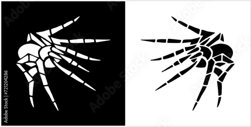 Illustration vector graphics of spider icon