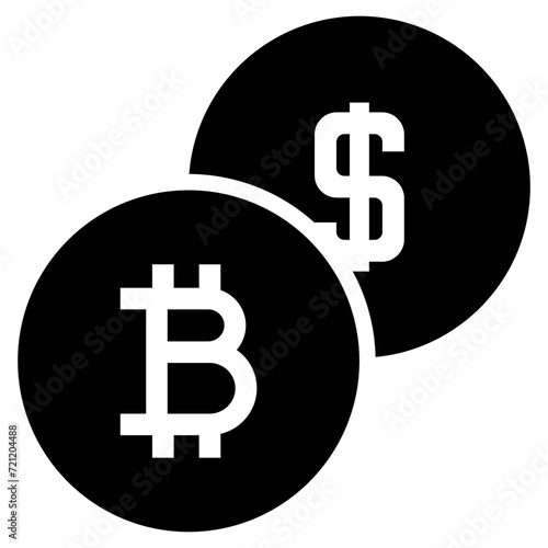 bitcoin, dollar, currency, trading