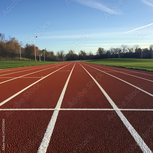 Running track from eye level