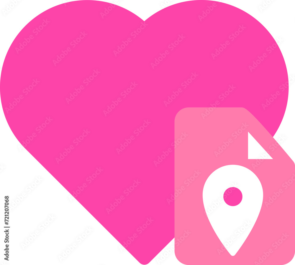 flat style love icon for valentine day flat style love icon for valentine day