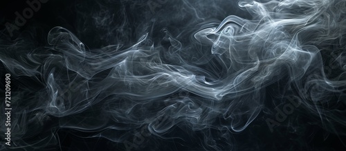 Captivating Dark Smoke Twirling in Some Mysterious Dance of Some Enigmatic Shadows