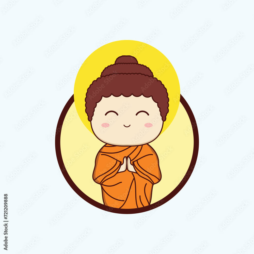 cute buddha vector illustration design. suitable for sticker, mug, t-shirt, etc. Eps 10. cute buddha vector illustration design. suitable for sticker, mug, t-shirt, etc. Eps 10.