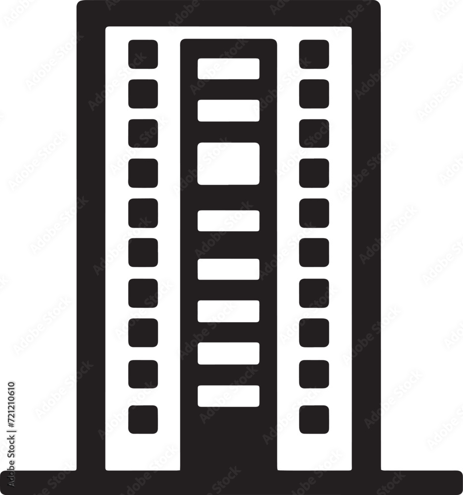 Modern High-Rise Building Icon