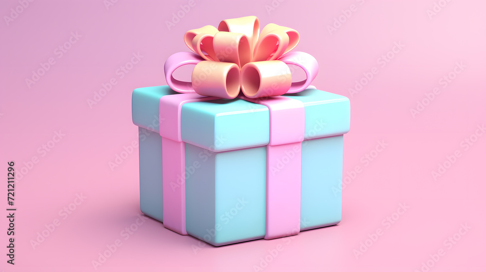 gift box pastel color