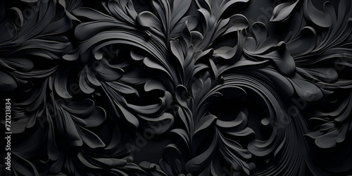 elegant Black Stucco Pattern Backdrop

