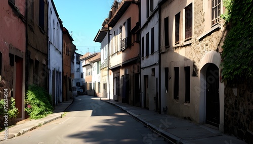 narrow street in the town © Kaini