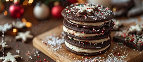 Delicious Sandwich, Christmas Cookies, and Decadent Chocolate: A Tempting Trio for the Festive Season