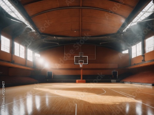  a basketball hall without people © Mihail Vertoletskyi