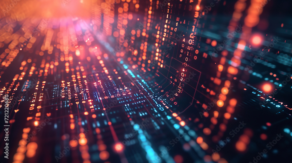 custom made wallpaper toronto digitalNeural networks of the human brain. 3d illustration of abstract nerve centers. Electrical impulses in the brain.