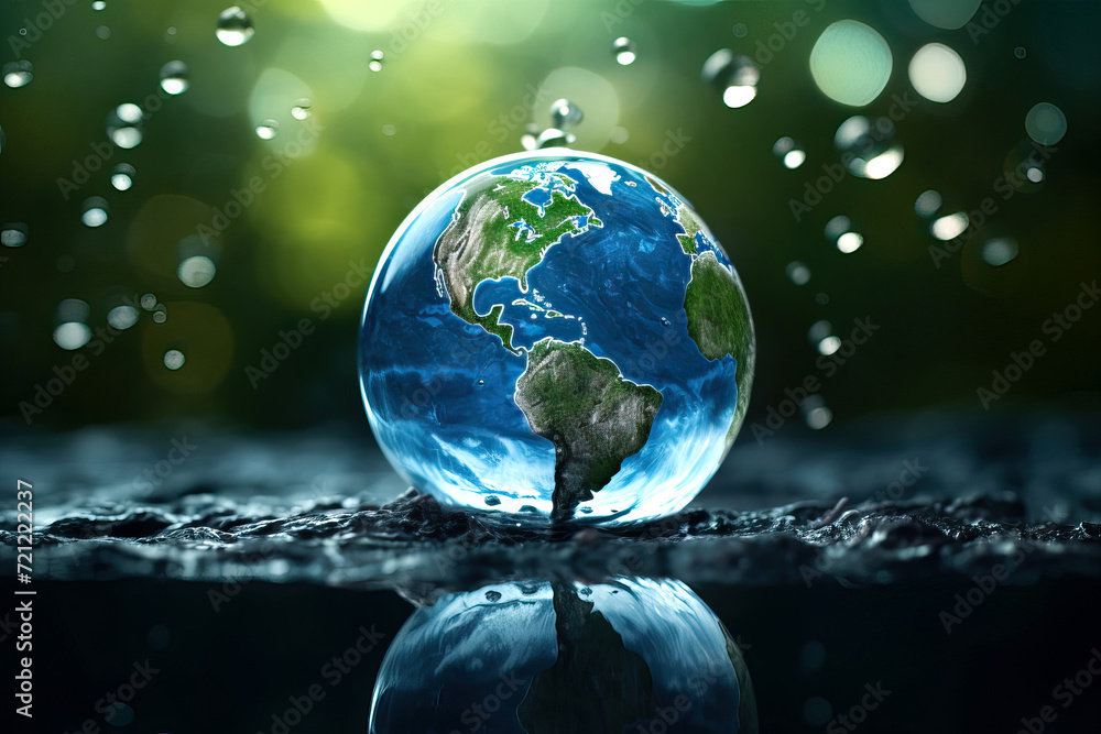 The world in a drop of water The world in a drop of water