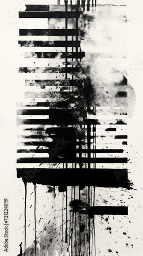 Wallpaper Mural Monochrome grunge texture on white background Torontodigital.ca