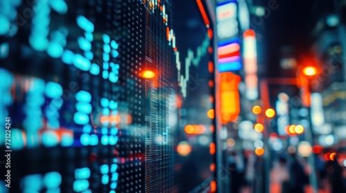 Wallpaper Mural Wallpaper of Stock Market Charts Torontodigital.ca