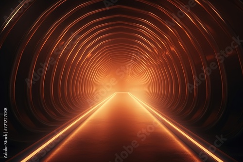 Scifi mystery concept image  Light at Tunnels End