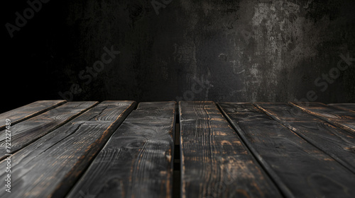 Dark wooden table