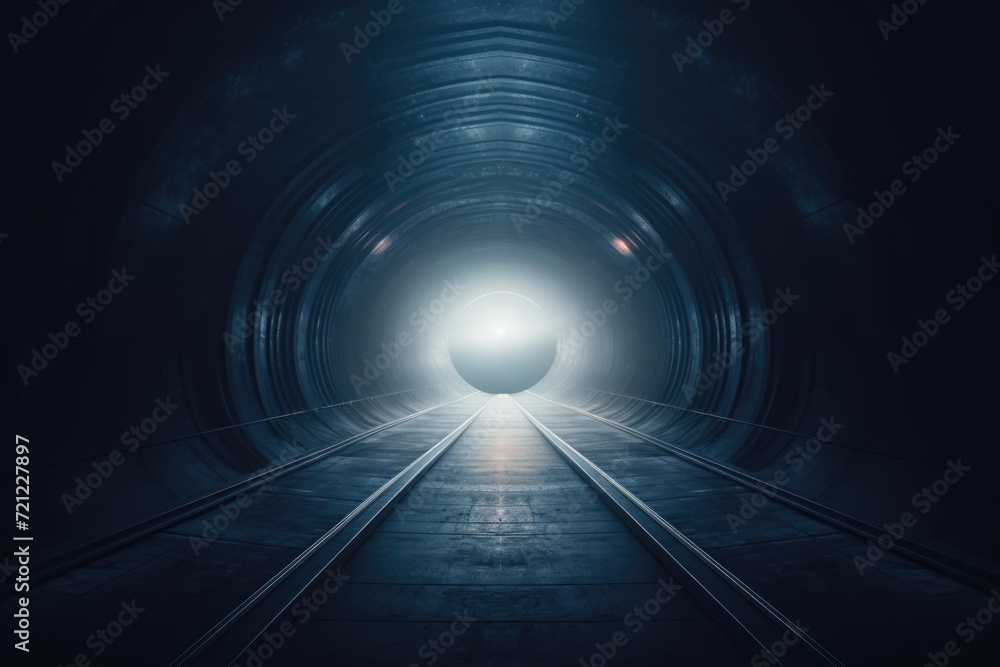Scifi/mystery concept image: Light at Tunnels End Scifi/mystery concept image: Light at Tunnels End