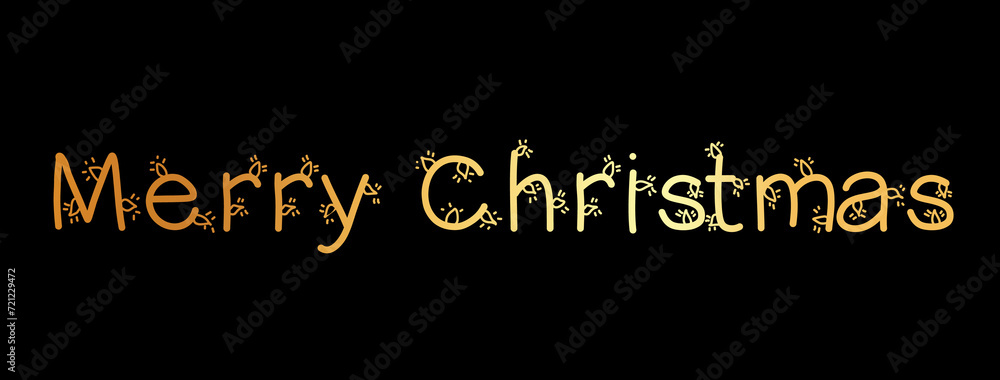 Obraz premium Merry christmas hand lettering calligraphy isolated on white background. Vector holiday illustration element. Merry Christmas script calligraphy 
