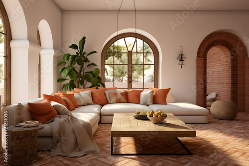 Mediterranean living room