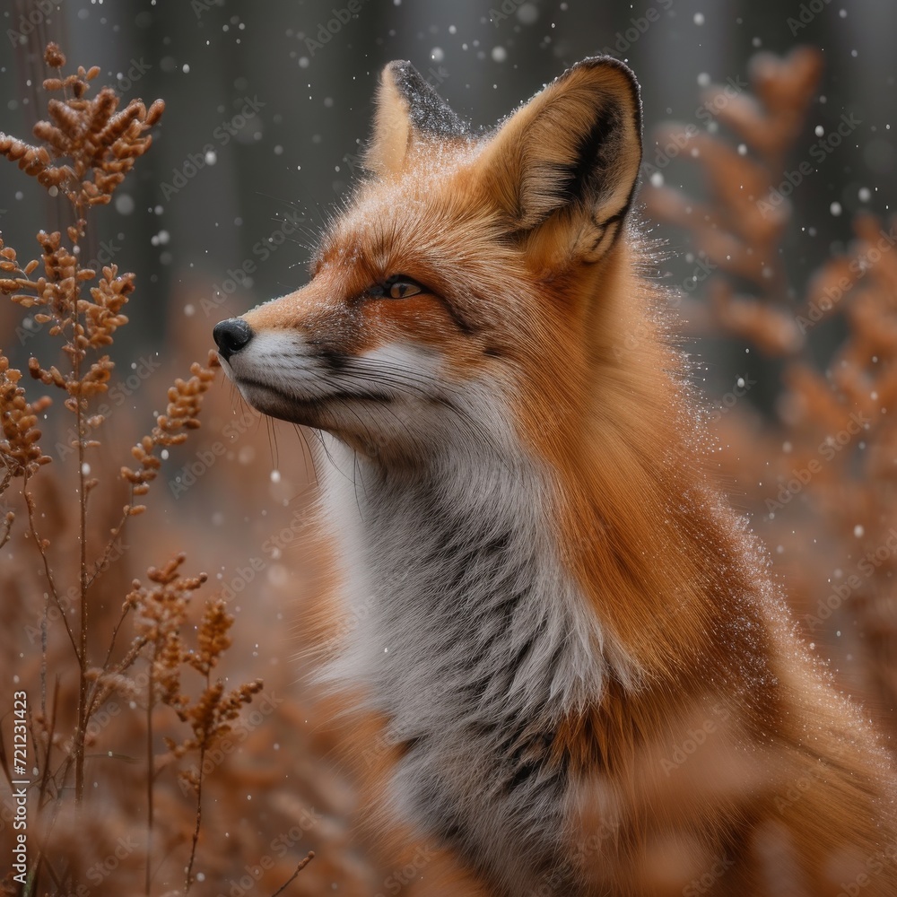 Charming Red Fox: Enchanting photo of a red fox in a natural setting, capturing the beauty of wildlife. Charming Red Fox: Enchanting photo of a red fox in a natural setting, capturing the beauty of wildlife.