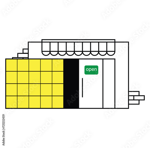 Premium vector parcel locker icon for your delivery business.