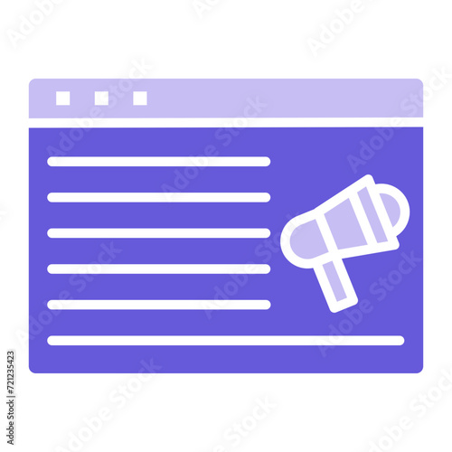 Online Ads Icon of Coding and Development iconset.