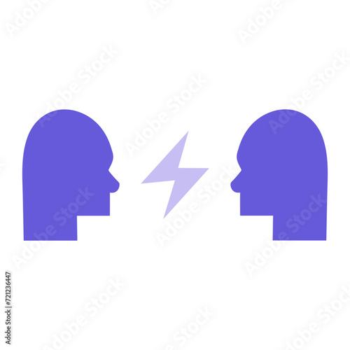 Altercation Icon of Human Resource iconset.