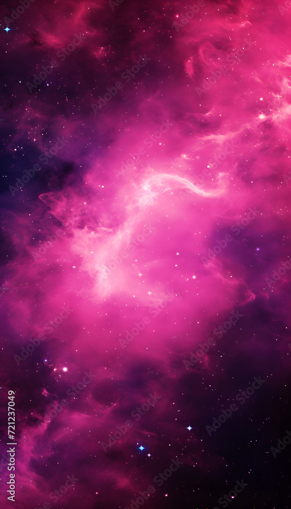 Magenta Nebula Space
