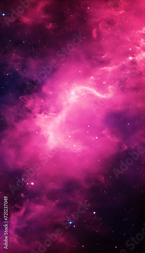 Magenta Nebula Space