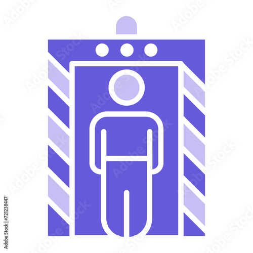 Metal Detector Icon of Emergency Services iconset.