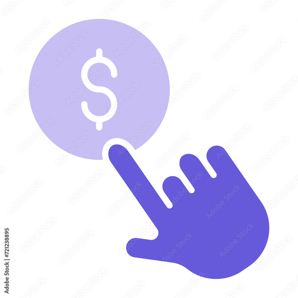 Cost Per Click Icon of Digital Marketing iconset. Cost Per Click Icon of Digital Marketing iconset.