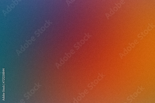Noisy abstract blue orange gradient background, colorful pattern, design, graphic pastel, digital screen, display template, blurry background for web design