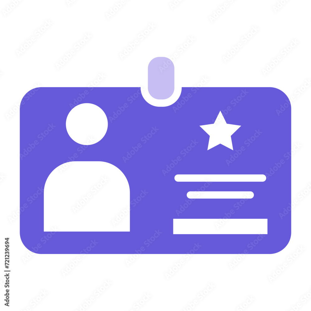 Fototapeta premium Member Card Icon of Shopping Friday iconset.