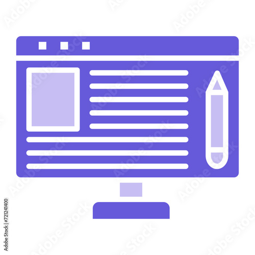 Online Article Icon of Seo and Web iconset.